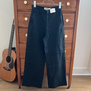 Abercrombie & Fitch boack linen pants